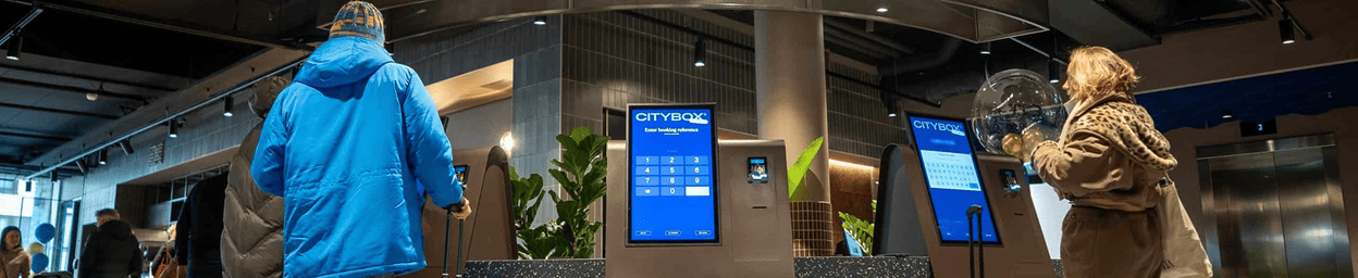 Touchscreens voor self-service kiosks