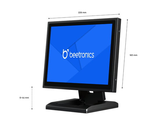 10 Inch Touchscreen Metaal (4:3)