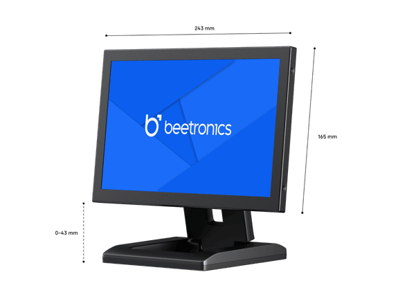 10 Inch Monitor Metaal