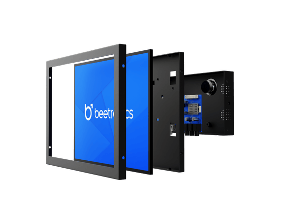 10 Inch Monitor Metaal (4:3)