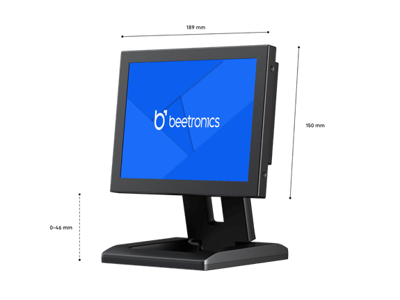 8 Inch Monitor Metaal (4:3)