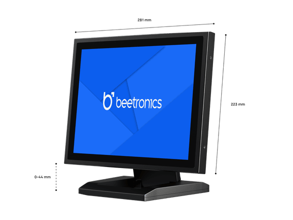 12 Inch Touchscreen Metaal (4:3)