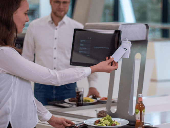 Kassasystemen (POS) POS-touchscreens en self-service kiosks