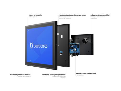 10 inch touchscreen metaal (4:3)