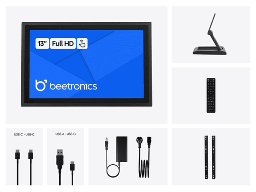 13 Inch Touchscreen Metaal