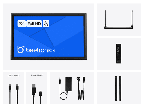19 Inch Touchscreen Metaal