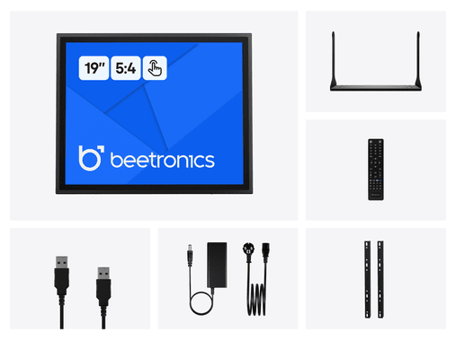 19 Inch Touchscreen Metaal (5:4)
