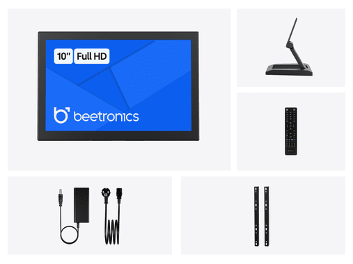 10 Inch Monitor Metaal