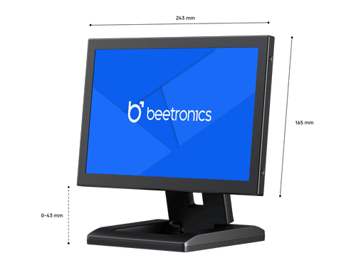 10 Inch Monitor Metaal
