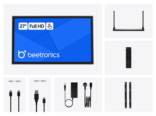 27 Inch Touchscreen Metaal