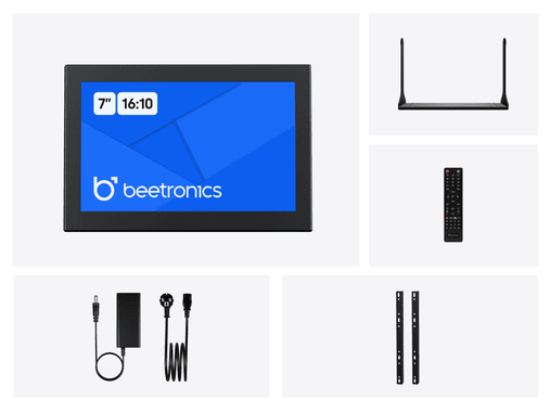 7 Inch Monitor Metaal