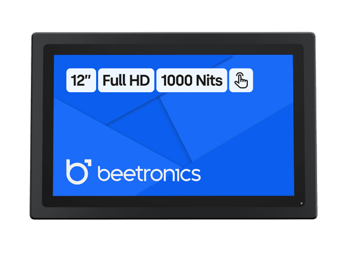 12 Inch Touchscreen Metaal (High-Brightness)