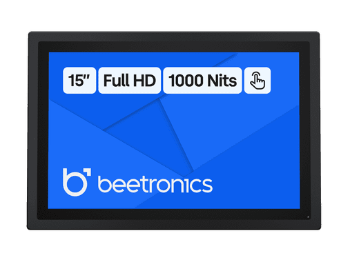15 Inch Touchscreen Metaal (High-Brightness)