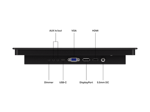 15 Inch Touchscreen Metaal (High-Brightness)