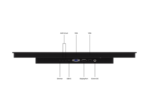22 Inch Touchscreen Metaal (High-Brightness)