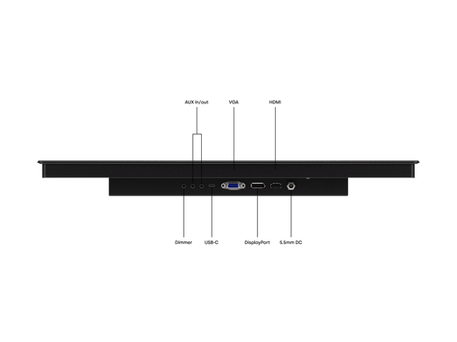 19 Inch Touchscreen Metaal (High-Brightness)