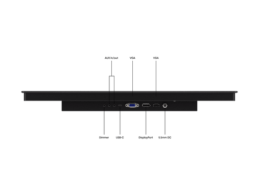 19 Inch Touchscreen Metaal (High-Brightness)