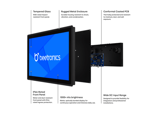 24 Inch Touchscreen Metaal (High-Brightness)