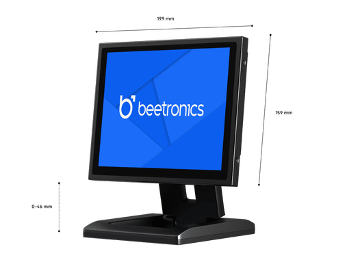8 Inch Touchscreen Metaal (4:3)