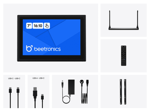 7 Inch Touchscreen Metaal