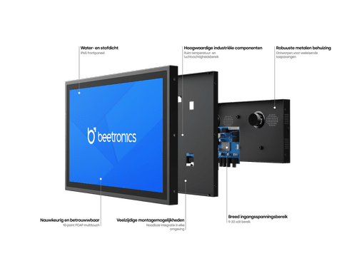 10 Inch Touchscreen Metaal