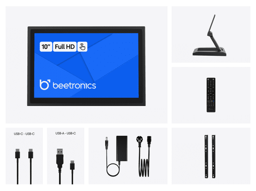 10 Inch Touchscreen Metaal