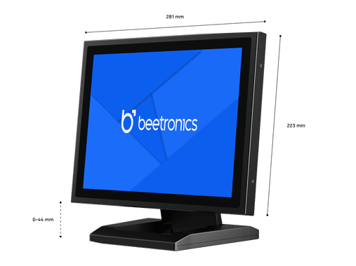 12 Inch Touchscreen Metaal (4:3)