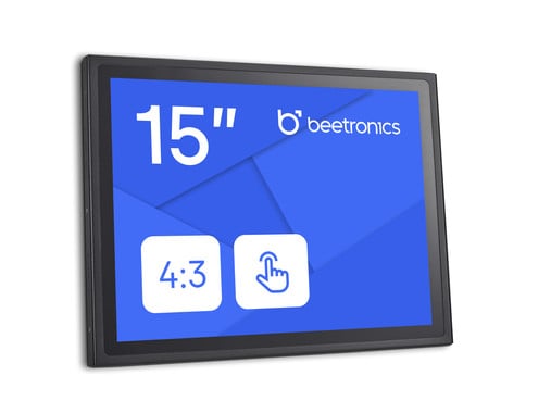 15 inch touchscreen metaal (4:3)