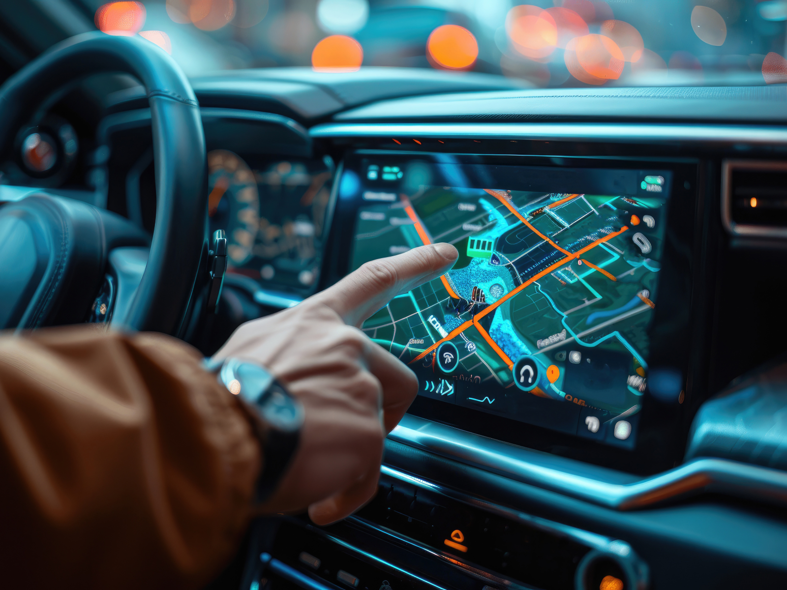 Beetronics in-vehicle touchscreen setup
